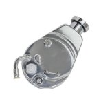 Top Street Performance Saginaw P Series Power Steering Pumps JM2000C Pump, Series, Attached Reservoir, Keyway Pulley Style, Chrome Reservoir, Aluminum Cap, Each thumbnail 1