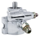 Top Street Performance GM Type II/Saginaw TC Series Power Steering Pumps JM2010C Pump, II Pumps, Chrome, Press-Fit Pulley Style, Each thumbnail 3