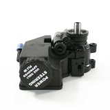 Top Street Performance GM Type II/Saginaw TC Series Power Steering Pumps JM2011BK Pump, II Pump, Black Reservoir, Aluminum, Satin, Press-Fit Pulley Style, Each thumbnail 2