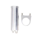 Top Street Performance Billet Aluminum Remote Power Steering Reservoirs JM2012P Resevoir, Aluminum, Polished, -6 AN/-10 AN Male Fittings Included, Each thumbnail 1