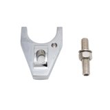 Top Street Performance Distributor Hold-Down Clamps JM6926SL Clamp, Aluminum, Silver, Stud Mount, Chevrolet, Each thumbnail 1