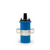 Top Street Performance High Ignition Coils JM6927BL Coil, Remote Mount, Oil-Filled, Female/Socket, Blue, 45,000 Volt, Round, Each thumbnail 1