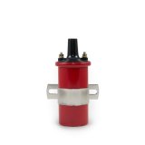 Top Street Performance High Ignition Coils JM6927R Coil, Remote Mount, Oil-Filled, Female/Socket, Red, 45,000 Volt, Round, Each thumbnail 1