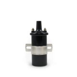 Top Street Performance Ignition Coils JM6928BK IGNITION COIL - CANISTER ROUND OIL-FILLED, 45K VOLT, MALE SOCKET, INCLUDING MOUNTING KIT, BALCK thumbnail 1