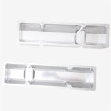 Top Street Performance Fabricated Aluminum Valve Covers JM8091-8CA ALUMINUM TALL FABRICATED VALVE COVER - CHEVY SB, SHORT BOLT, WITH BREATHER HOLE, CLEAR ANODIZED thumbnail 3