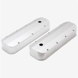 Top Street Performance Fabricated Aluminum Valve Covers JM8092-7CA ALUMINUM TALL FABRICATED VALVE COVER - CHEVY BB, LONG BOLT, WITH BREATHER HOLE, CLEAR ANODIZED thumbnail 1