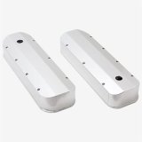 Top Street Performance Fabricated Aluminum Valve Covers JM8092-7CA ALUMINUM TALL FABRICATED VALVE COVER - CHEVY BB, LONG BOLT, WITH BREATHER HOLE, CLEAR ANODIZED thumbnail 2