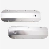 Top Street Performance Fabricated Aluminum Valve Covers JM8092-7CA ALUMINUM TALL FABRICATED VALVE COVER - CHEVY BB, LONG BOLT, WITH BREATHER HOLE, CLEAR ANODIZED thumbnail 3