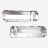 Top Street Performance Fabricated Aluminum Valve Covers JM8092-7CA ALUMINUM TALL FABRICATED VALVE COVER - CHEVY BB, LONG BOLT, WITH BREATHER HOLE, CLEAR ANODIZED thumbnail 4