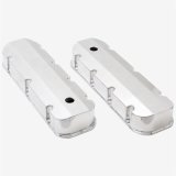 Top Street Performance Fabricated Aluminum Valve Covers JM8092-8P ALUMINUM TALL FABRICATED VALVE COVER - CHEVY BB, SHORT BOLT, WITH BREATHER HOLE, POLISHED thumbnail 2