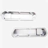 Top Street Performance Fabricated Aluminum Valve Covers JM8093-8CA Covers, Aluminum, Clear Anodized, Tall, Stock Mounting Style, Breather Holes, Ford, 4.3L, 4.7L, 5.0L, 5.8L, Pair thumbnail 4