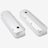 Top Street Performance Fabricated Aluminum Valve Covers JM8094-7CA ALUMINUM TALL FABRICATED VALVE COVER - FORD BB, LONG BOLT, WITH BREATHER HOLE, CLEAR AWITHDIZED thumbnail 3