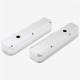 Top Street Performance Fabricated Aluminum Valve Covers JM8096-7CA ALUMINUM TALL FABRICATED VALVE COVER - MOPAR SB, LONG BOLT, WITH BREATHER HOLE, CLEAR ANODIZED thumbnail 1