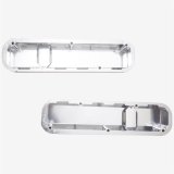 Top Street Performance Fabricated Aluminum Valve Covers JM8096-7CA ALUMINUM TALL FABRICATED VALVE COVER - MOPAR SB, LONG BOLT, WITH BREATHER HOLE, CLEAR ANODIZED thumbnail 4