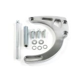 Top Street Performance Alternator Brackets JM9131P HEVY SB LWP, MID MOUNT, ALUMINUM ALTERNATOR BRACK KIT, POLISHED thumbnail 1