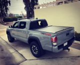 Truck Cover USA American Roll Tonneau Covers CR442MT Covers, Roll, Retractable, Hard Style, Aluminum, Black Powdercoated, 6 ft. Bed Length, Toyota, Each thumbnail 1