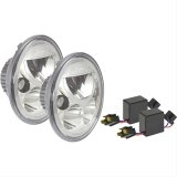 Vision X Vortex Headlights for 2007-2017 WRANGLER, 2018 WRANGLER JK - 9892733 Headlights, Vortex, LED, 7 in. Diameter, Round, 86 Watt, Clear Lens, Chrome Housing, Jeep, JL, Pair thumbnail 1