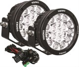 Vision X LED Cannon Series Auxiliary Lights 9907444 Lights, Canon Series, Multi-LED Driving, 6.7 in.Round, Black Housing, Clear Lens, 252 watts, Pair thumbnail 1
