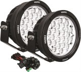 Vision X LED Cannon Series Auxiliary Lights 9907451 Lights, Canon Series, Multi-LED Driving, 8.7 in.Round, Black Housing, Clear Lens, 336 watts, Pair thumbnail 1