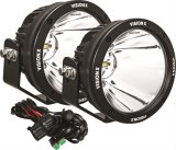Vision X LED Cannon Series Auxiliary Lights 9907475 Lights, Canon Series, Driving, 6.7 in.Round, Black Housing, Clear Lens, 140 watts, Pair thumbnail 1