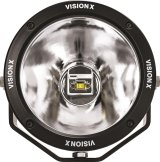 Vision X LED Cannon Series Auxiliary Lights 9907475 Lights, Canon Series, Driving, 6.7 in.Round, Black Housing, Clear Lens, 140 watts, Pair thumbnail 2