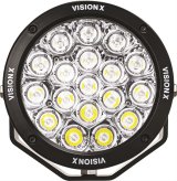 Vision X LED Cannon Series Auxiliary Lights 9907505 Lights, Canon Series, Multi-LED Driving, 6.7 in.Round, Black Housing, Clear Lens, 126 watts, Each thumbnail 2