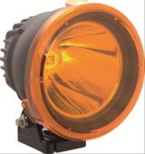 Vision X Auxiliary Light Spot Beam Covers 9157726 Covers, Beam, Round, Polycarbonate, Yellow, Logo, 4.500 in. Diameter, Each thumbnail 2