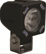 Vision X Solstice Solo LED Pod Lights 9888156 Auxiliary Light, Solo, Fog, Square, Black Anodized Housing, Clear Lens, 10 watt, Each thumbnail 2