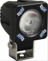 Vision X Solstice Solo LED Pod Lights 9888163 Auxiliary Light, Solo, Fog, Square, Black Anodized Housing, Clear Lens, 10 watt, Each thumbnail 1