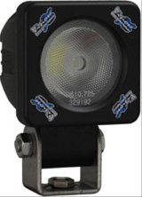 Vision X Solstice Solo LED Pod Lights 9888163 Auxiliary Light, Solo, Fog, Square, Black Anodized Housing, Clear Lens, 10 watt, Each thumbnail 2