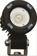 Vision X Solstice Solo Prime LED Pod Lights 4009899 Auxiliary Light, Solstice, Flood, 2.16 x 3.33 in., Black Housing, Clear Lens, White Bulb, 10 watt, Each thumbnail 1
