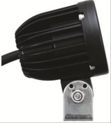 Vision X Solstice Solo Prime LED Pod Lights 4009899 Auxiliary Light, Solstice, Flood, 2.16 x 3.33 in., Black Housing, Clear Lens, White Bulb, 10 watt, Each thumbnail 3