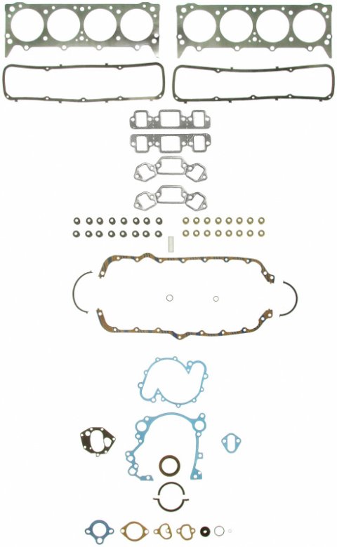 Fel-Pro Jeep Grand Wagoneer 260-1151 Engine Gasket Set thumbnail 2