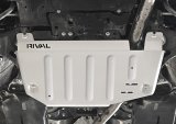 Rival 2019-2025 Subaru Forester Aluminum Transmission Skid Plate thumbnail 4
