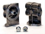 WIX Filters Remote Oil Filter Mounts WIX-24764 Mount, Remote, Single Filter, 3/4-16 in., Cast Aluminum, Natural, Each thumbnail 1