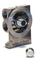WIX Filters Remote Oil Filter Mounts WIX-24764 Mount, Remote, Single Filter, 3/4-16 in., Cast Aluminum, Natural, Each thumbnail 2