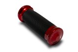 Performance Machine 24-25 Touring, 2025 Softail TBW Contour Handle Grip Set - Red thumbnail 2