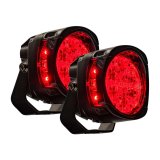 Nacho Lighting Quatro Chase - Red (Pair) thumbnail 1