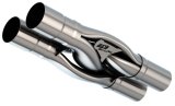 Borla Universal Hydroformed Switchfire X-Pipe 3in ID 3in OD Outlets W/O Notches thumbnail 1
