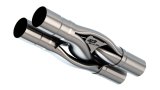 Borla Universal Hydroformed Switchfire X-Pipe 3in ID 3in OD Outlets W/O Notches thumbnail 2