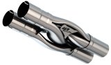 Borla Universal Hydroformed Switchfire X-Pipe 3in ID 3in OD Outlets W/ Notches thumbnail 1