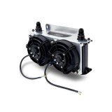 Mishimoto Universal Oil Cooler Kit - 19 Row Cooler and 2x5in Fans thumbnail 2