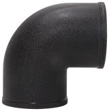 Spectre Tube Intake 3in od 90 Degree - Black thumbnail 1