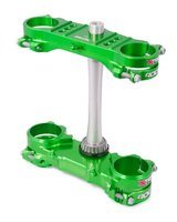 XTrig 19+ Kawasaki KX 250 4T/ KX 450 4T ROCS Tech Triple Clamp 23 mm. Offset M12 - Green thumbnail 2