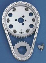 Cloyes Quick Adjust True Roller Timing Sets 9-3700 Chain and Gear Set, Adjust, Double Roller, Billet Steel Sprockets, Chevy, V6/V8, Set thumbnail 1