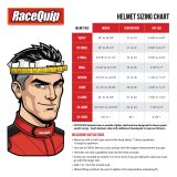 RaceQuip OF25 Open Face Helmets 257005RQP Helmet, OF25, Face, Gloss Black, Snell SA2025, EPS Liner, No Graphic, Large, Each thumbnail 4