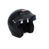 RaceQuip OF25 Open Face Helmets 257005RQP Helmet, OF25, Face, Gloss Black, Snell SA2025, EPS Liner, No Graphic, Large, Each thumbnail 6