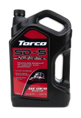 15w40 Torco SD-5 Super Heavy-Duty 100 Percent Synthetic Diesel Oil A191540LE Engine Oil, Heavy Duty 100% Oil, 15W40, 5 Liters, Each thumbnail 2