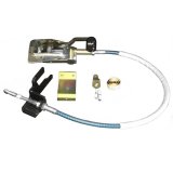 Transfer Case Shifter - Brackets / Cable / Hardware - New Process 231 / 241 Transfer Cases - Jeep TJ 1997-2006 - Kit thumbnail 1
