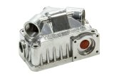 Carburetor Fuel Bowl - Primary - Center Hung - Sight Window - Aluminum - Tumble Polished - Holley 2300 / 4150 / 4160 Carburetors - Each thumbnail 1